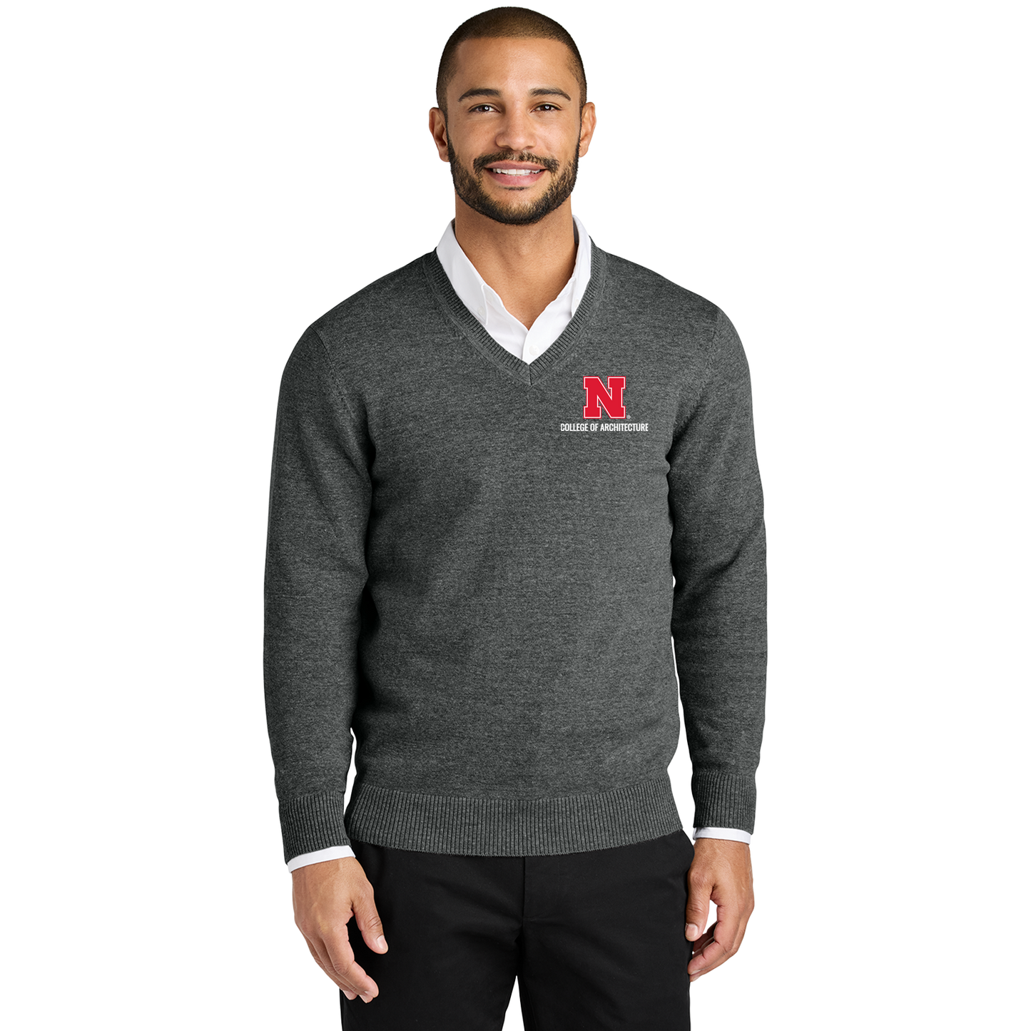 Architecture V-Neck Sweater