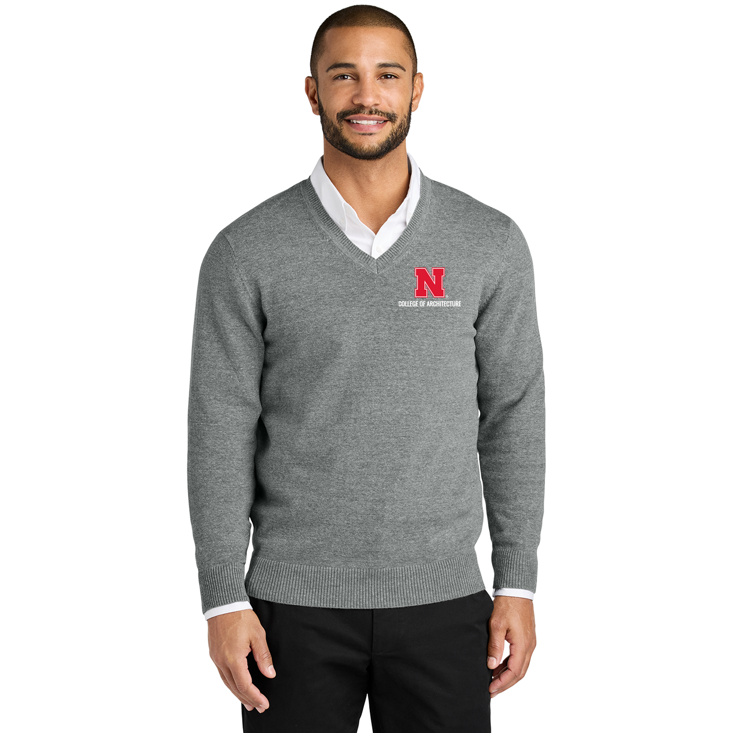 Architecture V-Neck Sweater